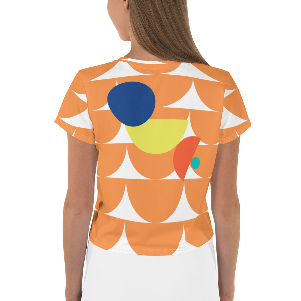 All-Over Print Crop Tee