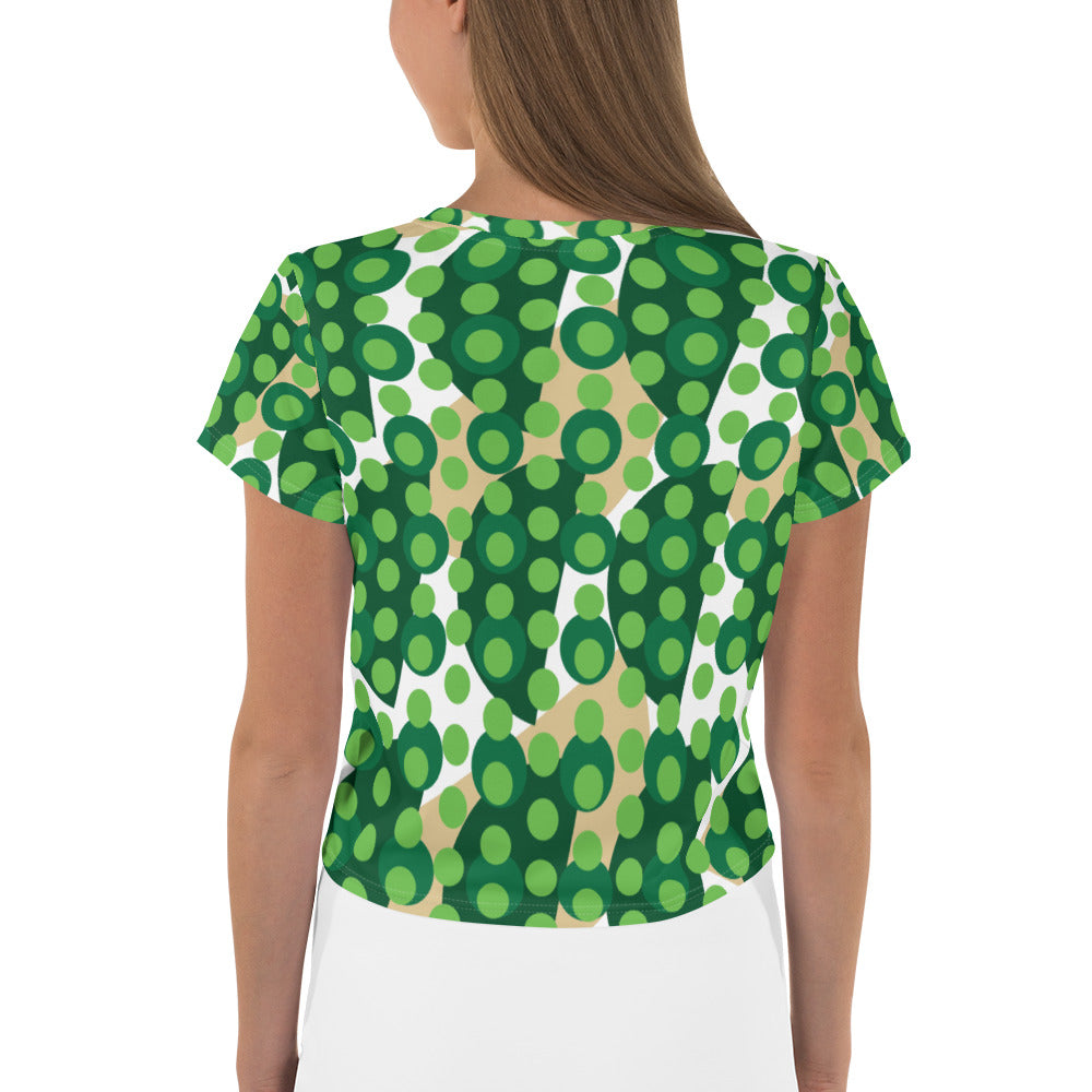 All-Over Print Crop Tee