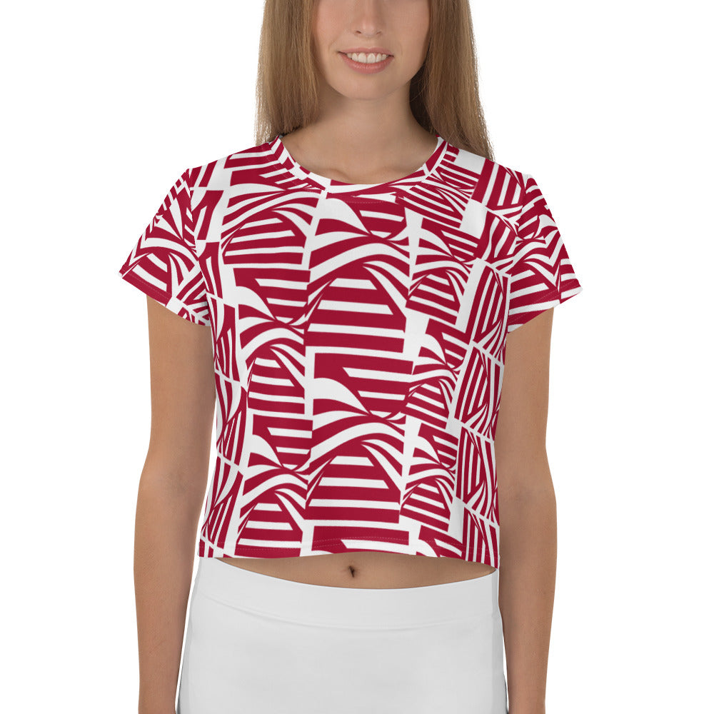 All-Over Print Crop Tee