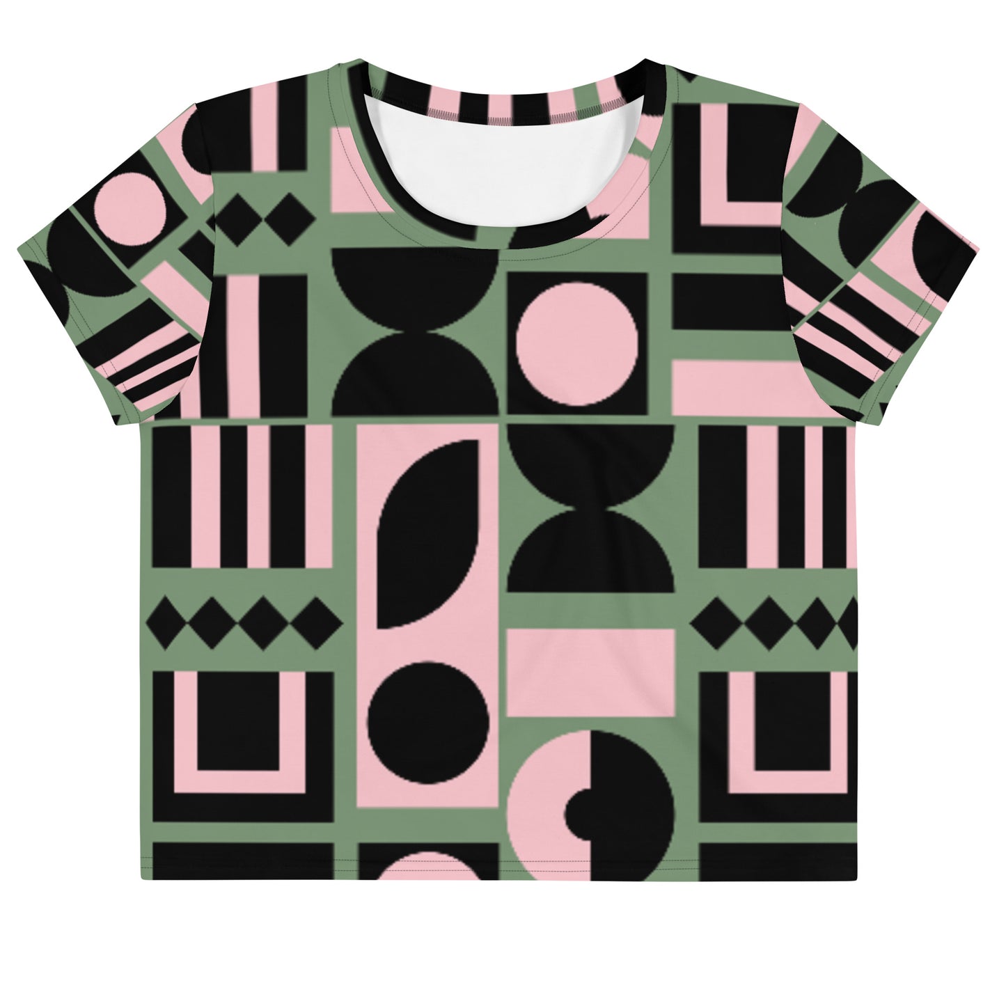 All-Over Print Crop Tee