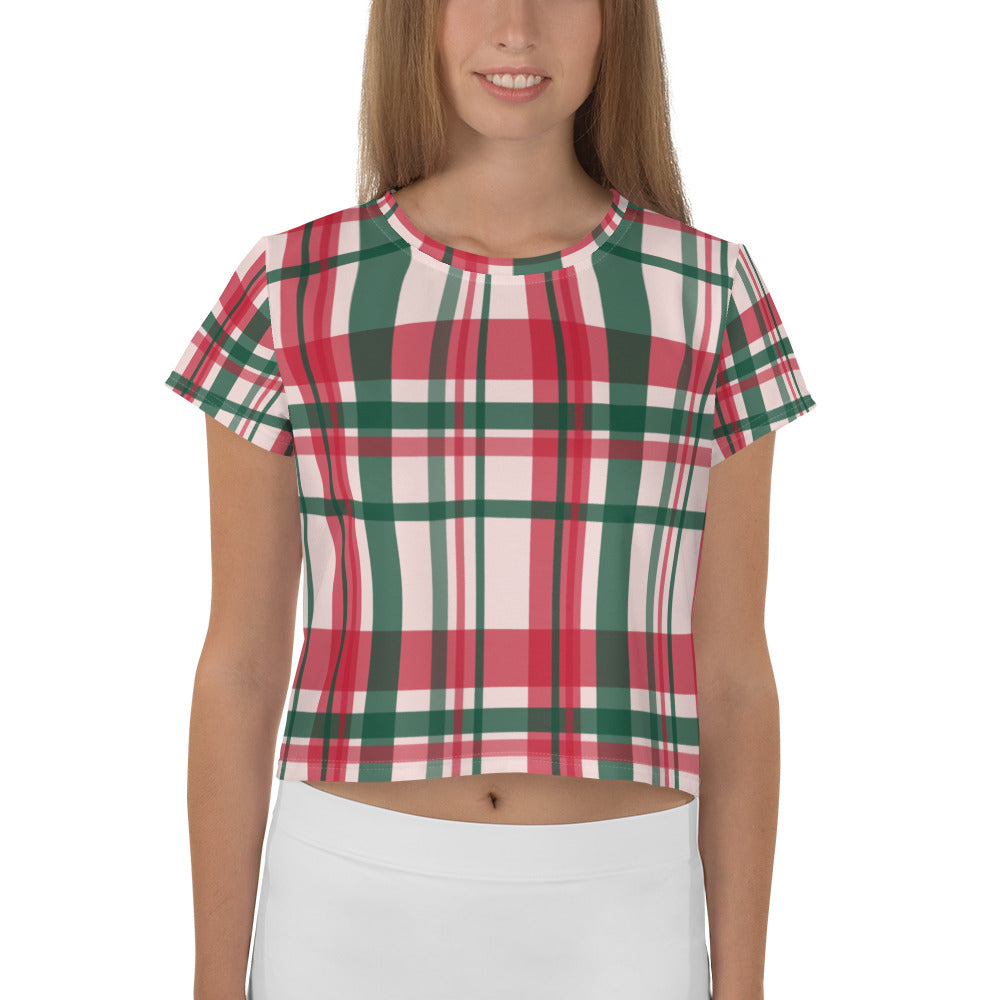 All-Over Print Crop Tee