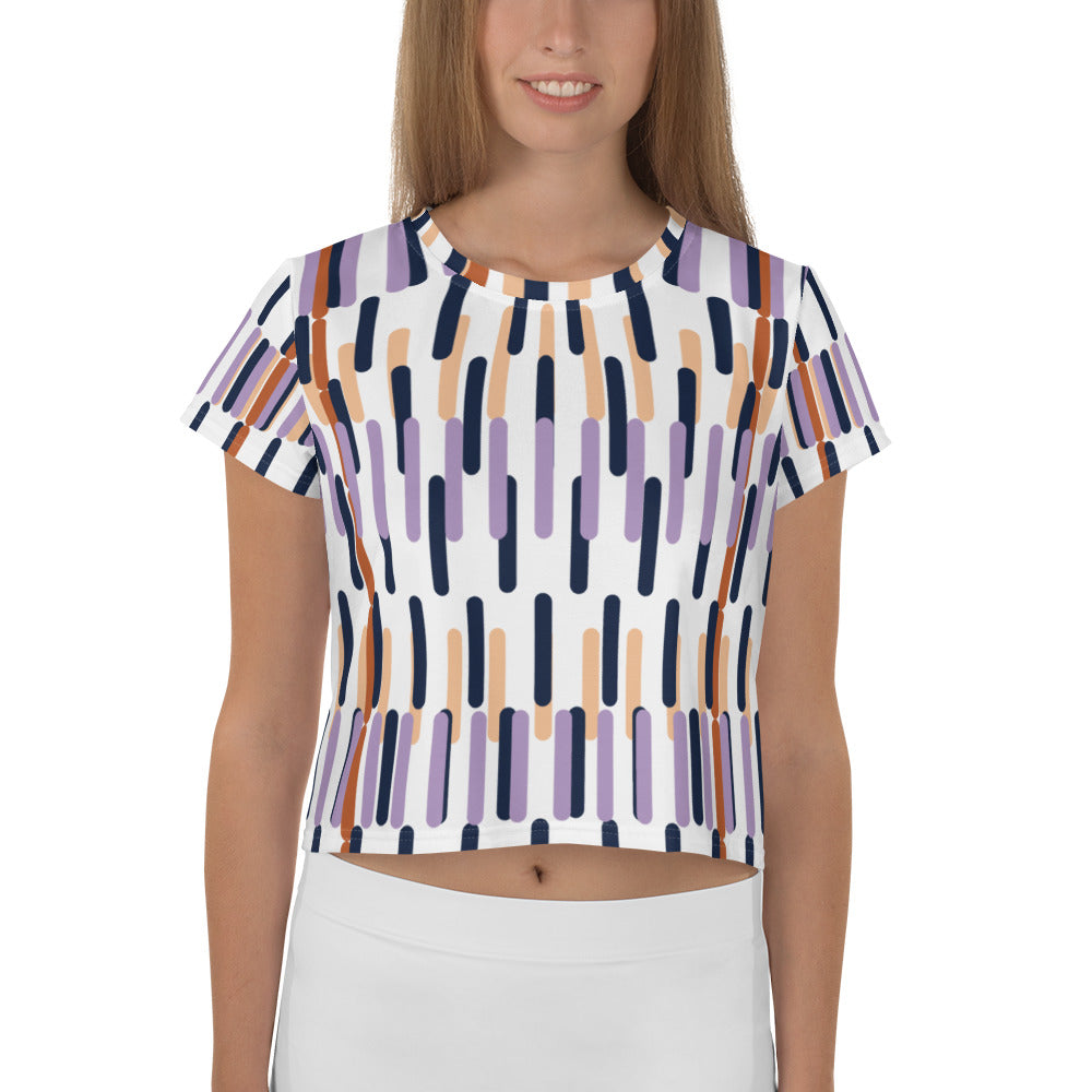 All-Over Print Crop Tee