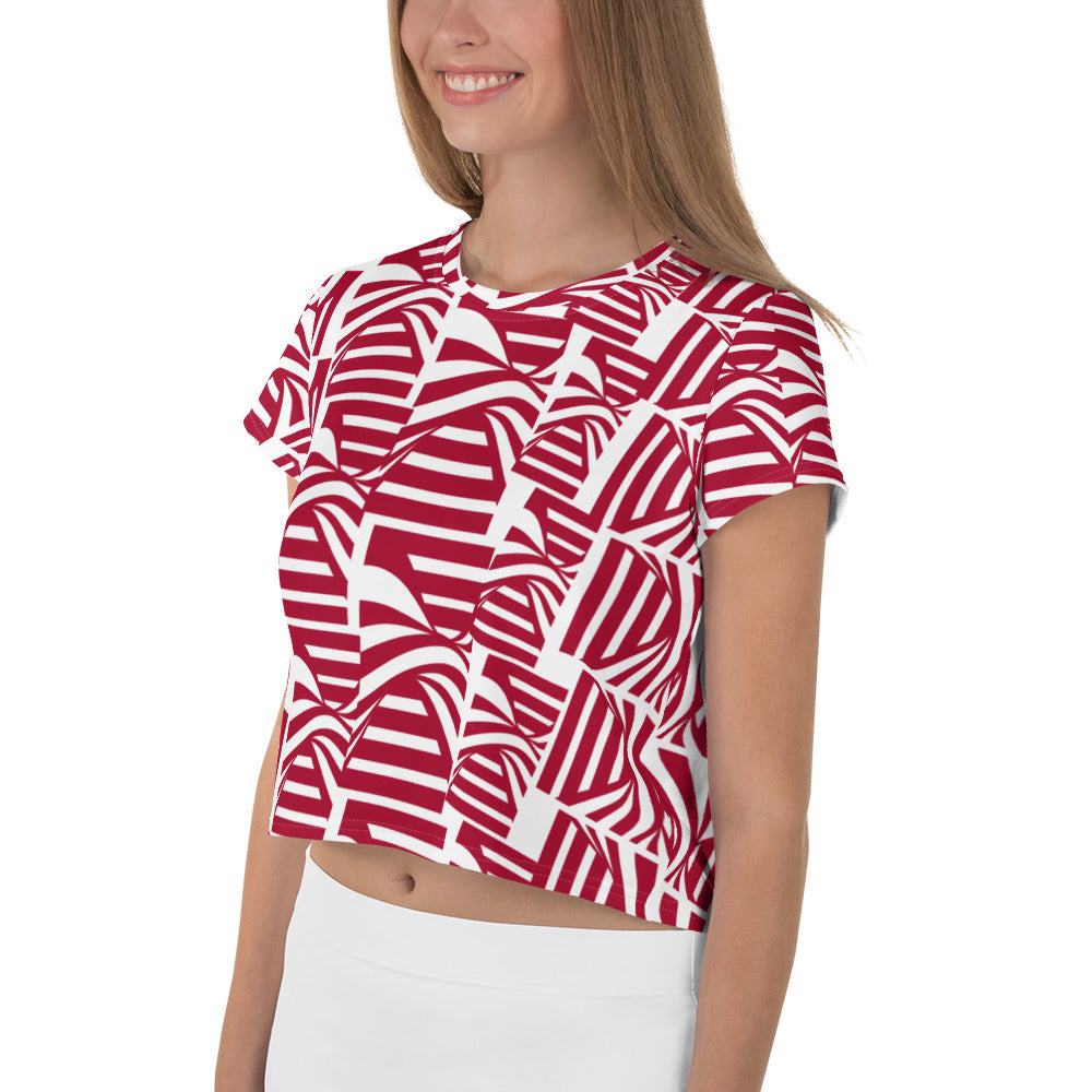 All-Over Print Crop Tee
