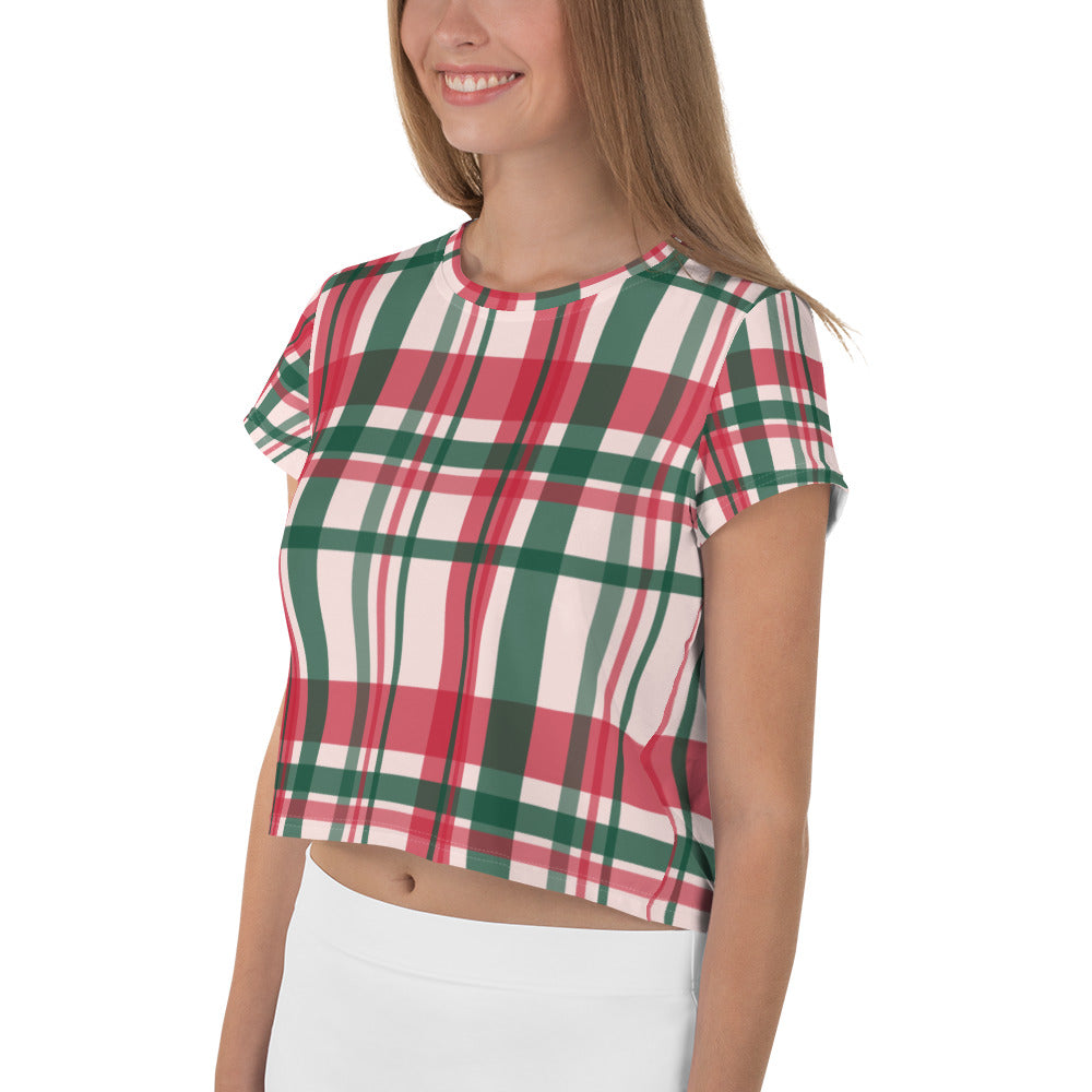 All-Over Print Crop Tee