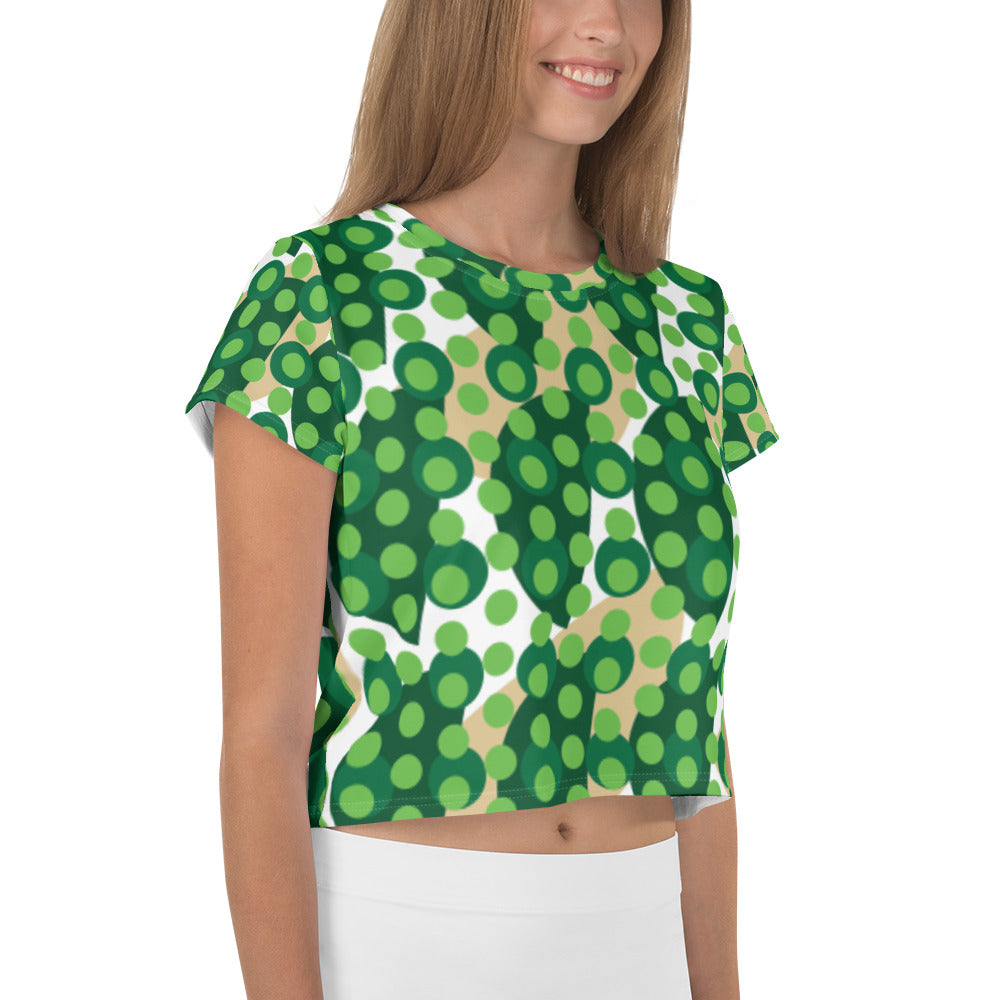 All-Over Print Crop Tee