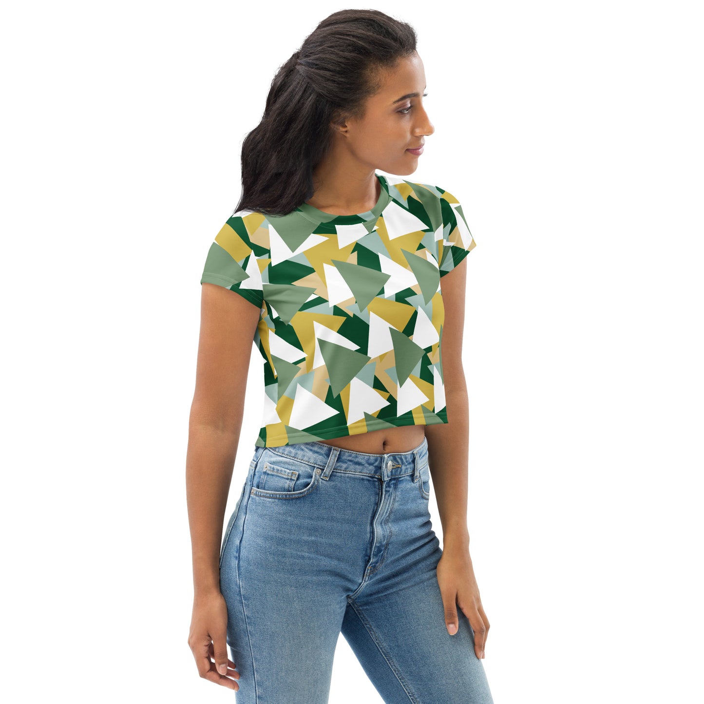 All-Over Print Crop Tee