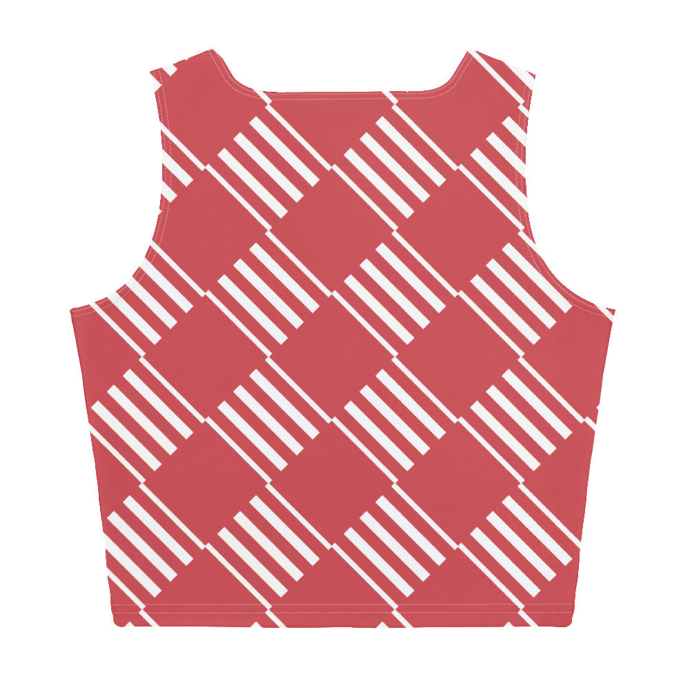 Crop Top Love Pattern Stripes Diamonds Mandy 2