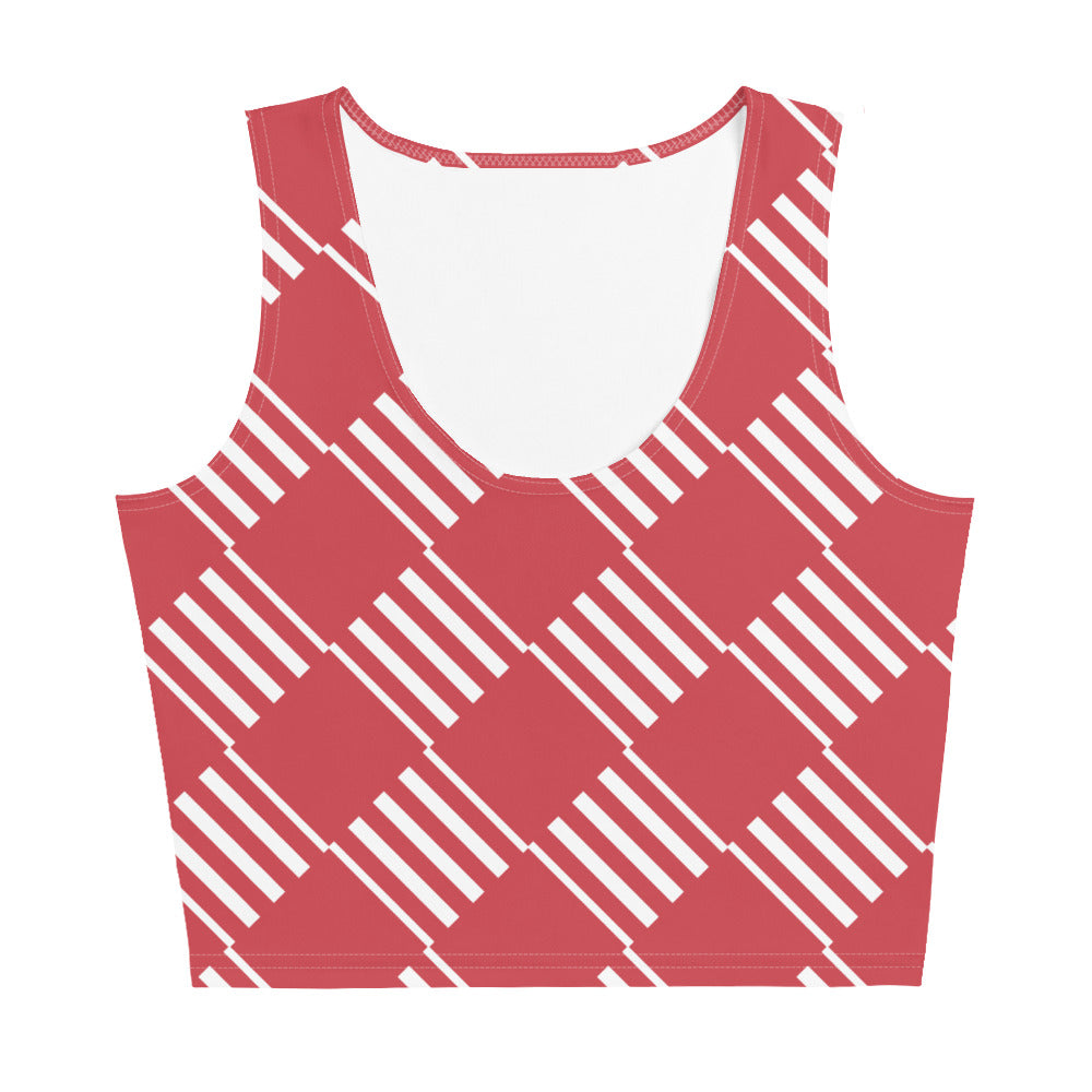 Crop Top Love Pattern Stripes Diamonds Mandy 2