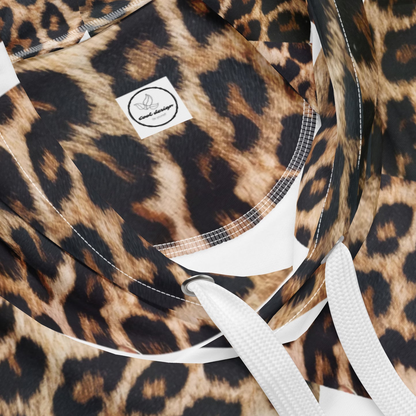 All-Over Print Unisex Hoodie Leopard for Woman