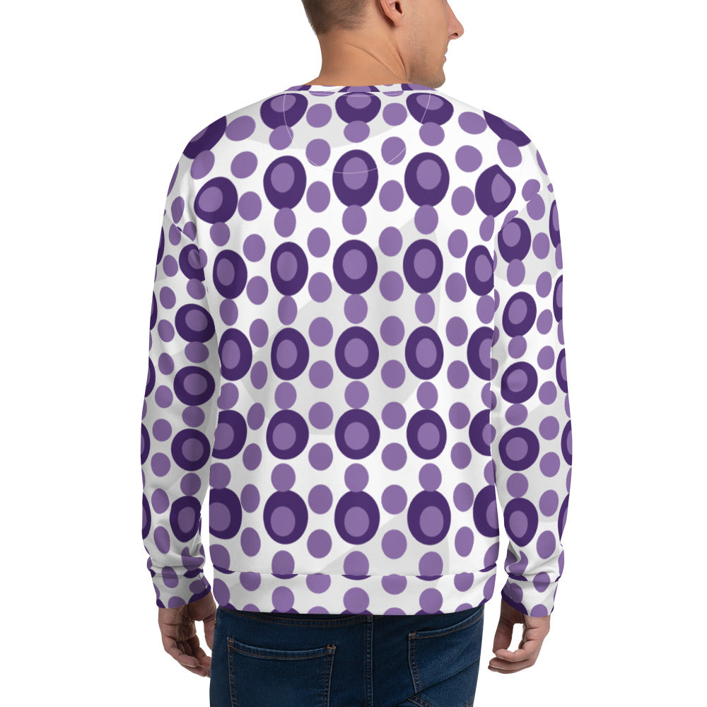 All-Over Print Recycled Unisex Sweatshirt Circles Ce Soir for Man