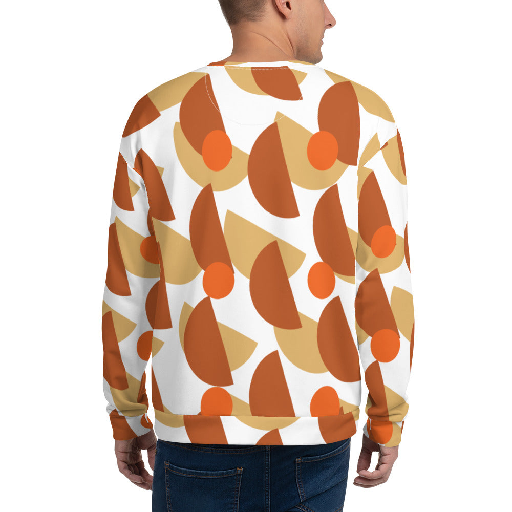 All-Over Print Recycled Unisex Sweatshirt Mushrooms Tenne for Ma