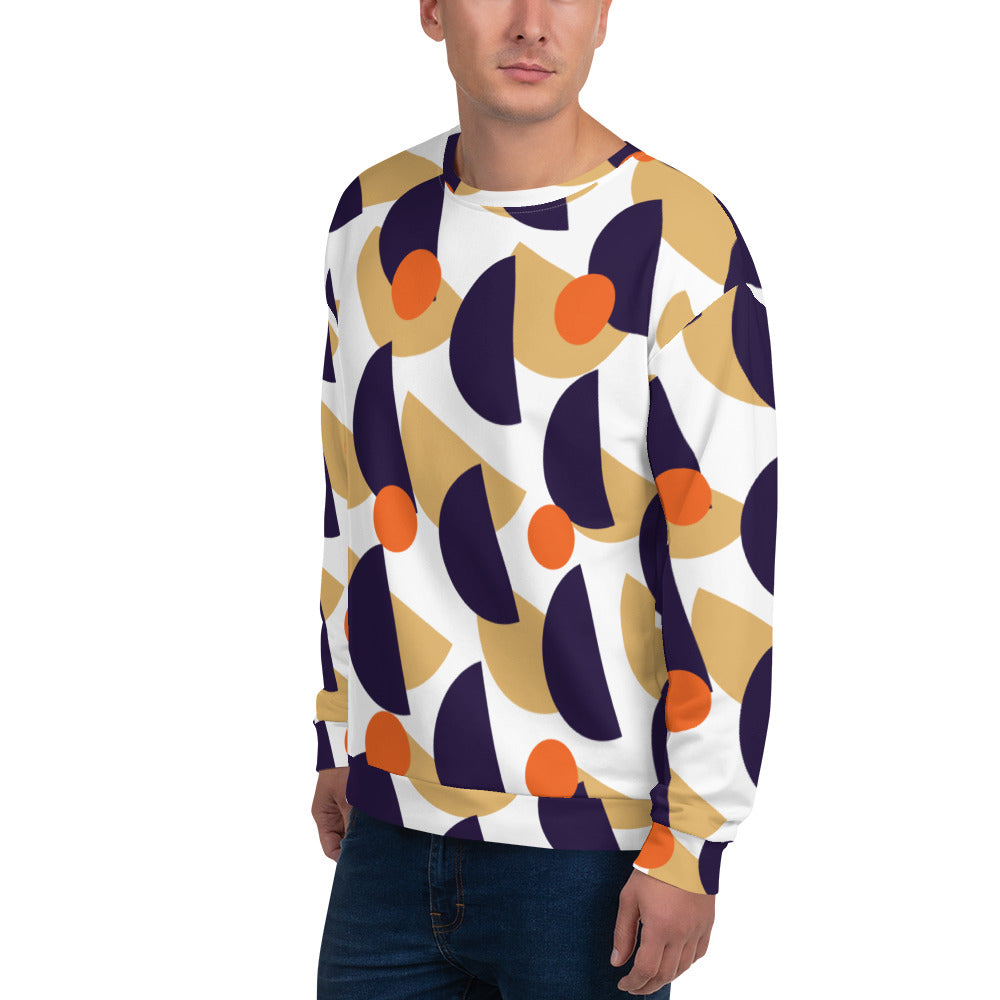 All-Over Print Recycled Unisex Sweatshirt Mushrooms Tolopea for Man