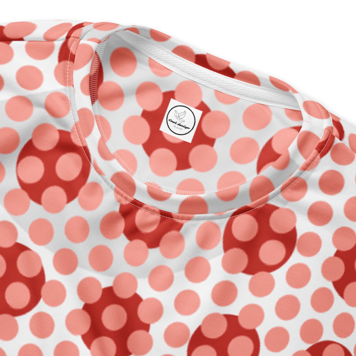 All-Over Print Recycled Unisex Sweatshirt Polka-dot Rose Bud for Women