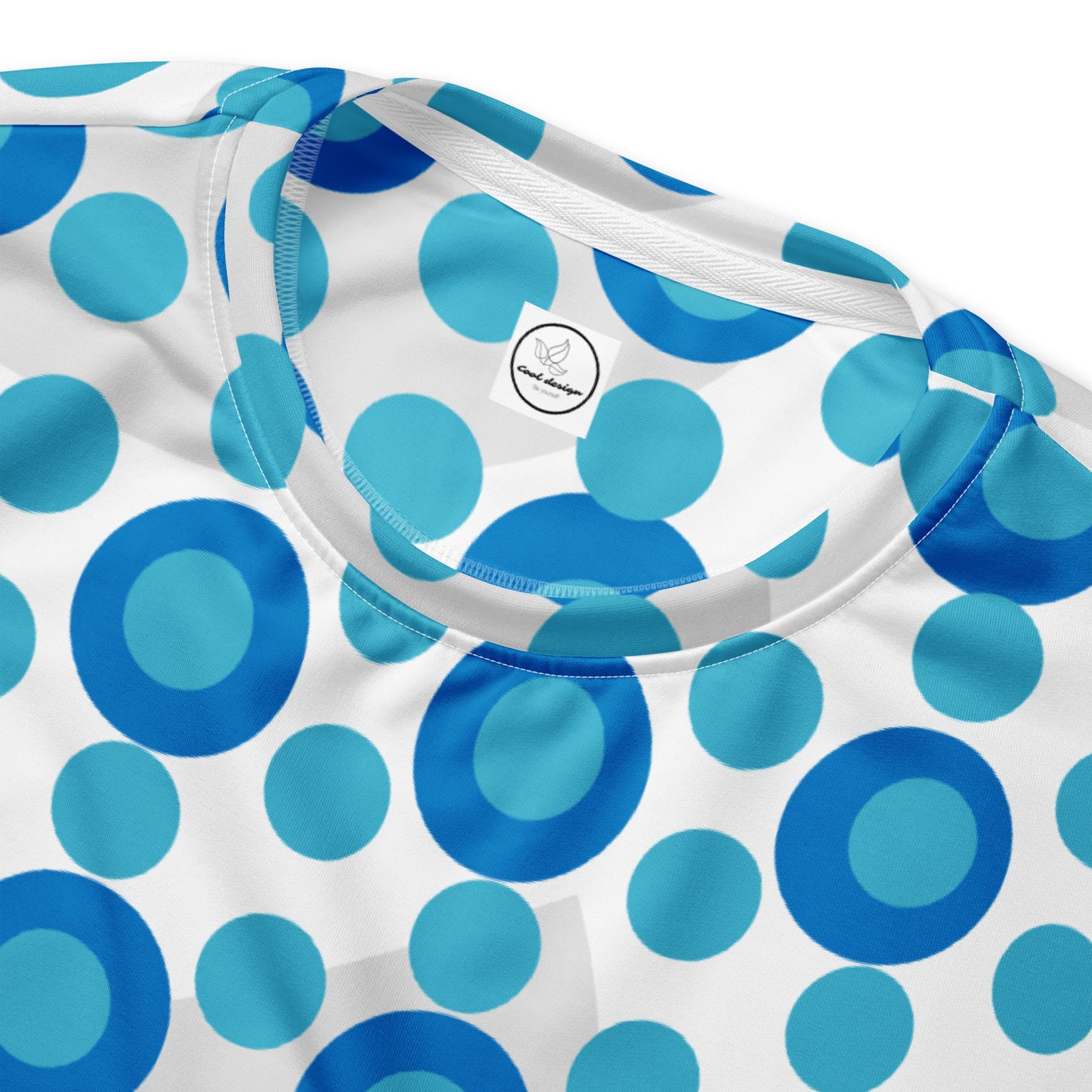 All-Over Print Recycled Unisex Sweatshirt Circles Bright Summer Sky for Man