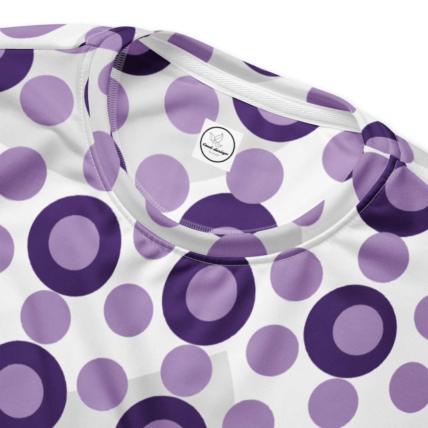 All-Over Print Recycled Unisex Sweatshirt Circles East Side for Woman