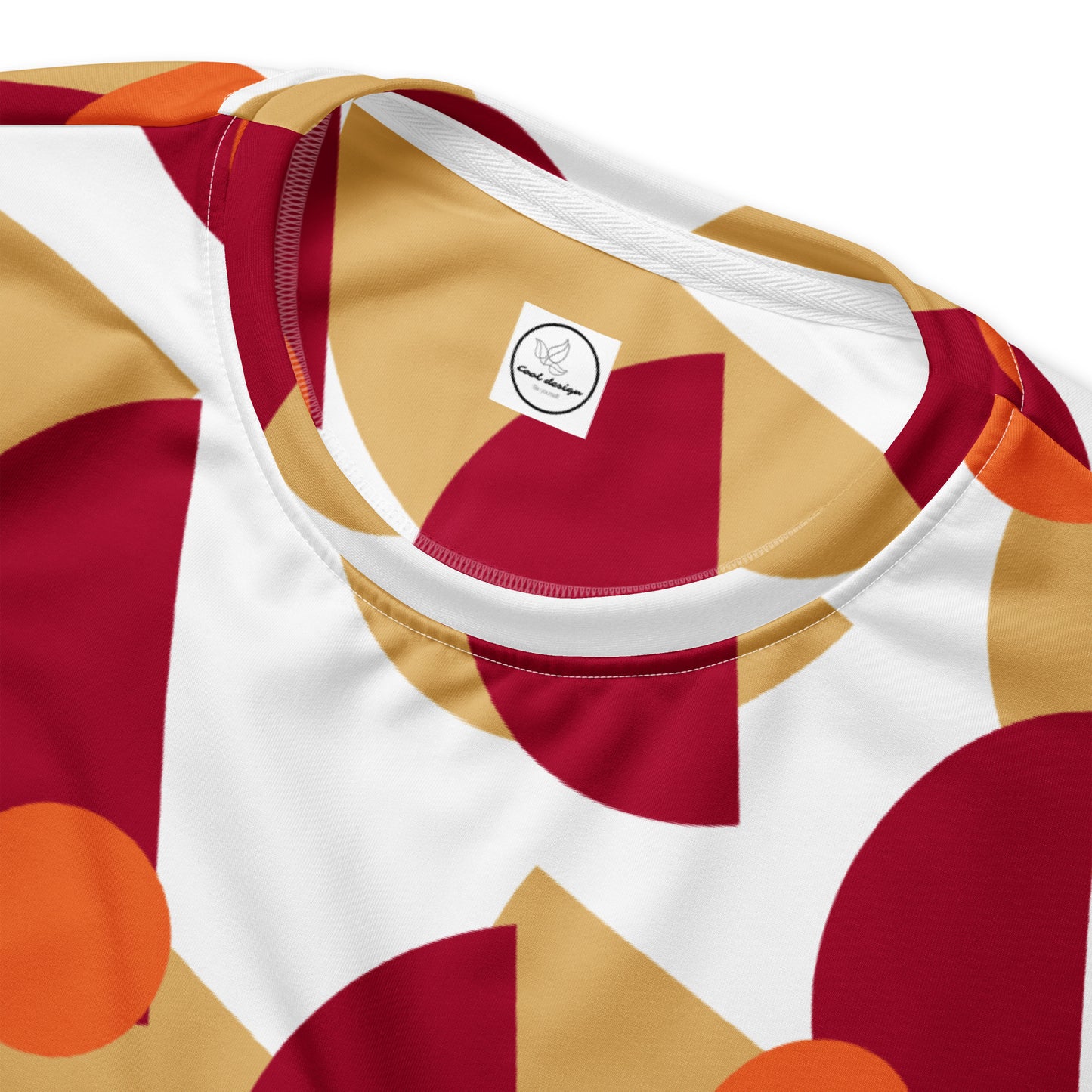 All-Over Print Recycled Unisex Sweatshirt Mushrooms Carmine for Man