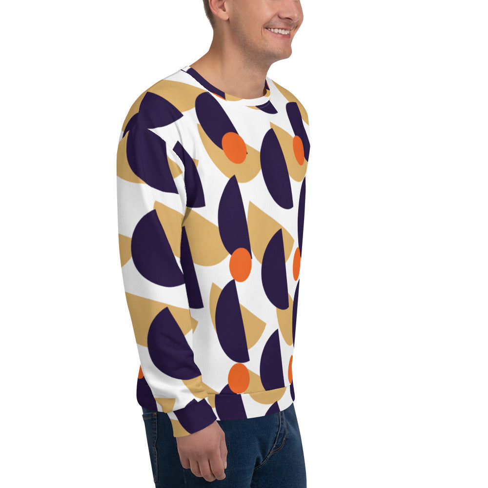 All-Over Print Recycled Unisex Sweatshirt Mushrooms Tolopea for Man