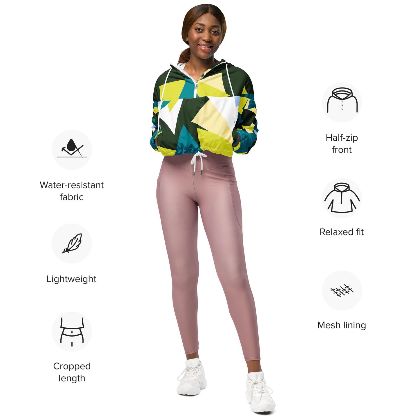 Women’s cropped windbreaker