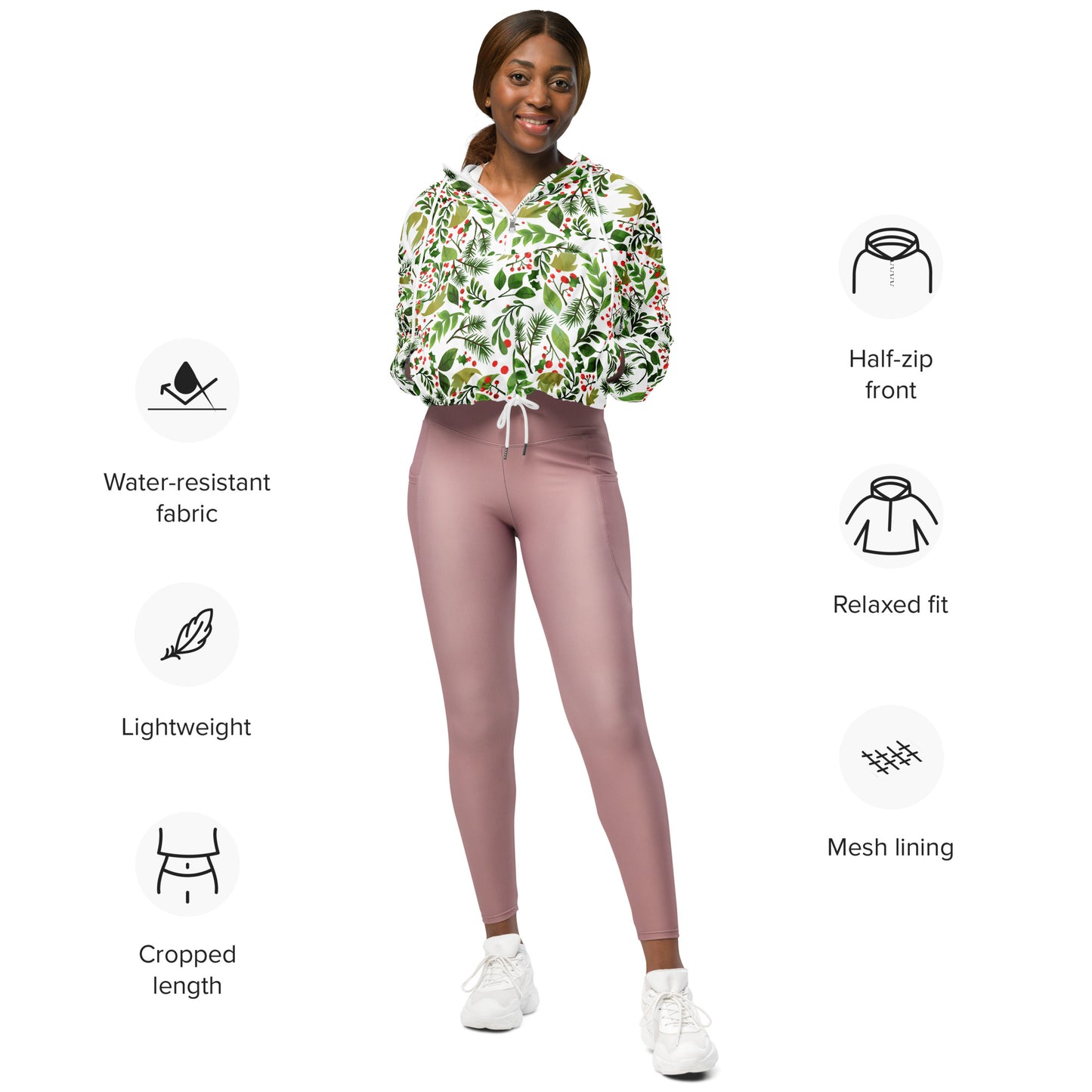 Women’s cropped windbreaker