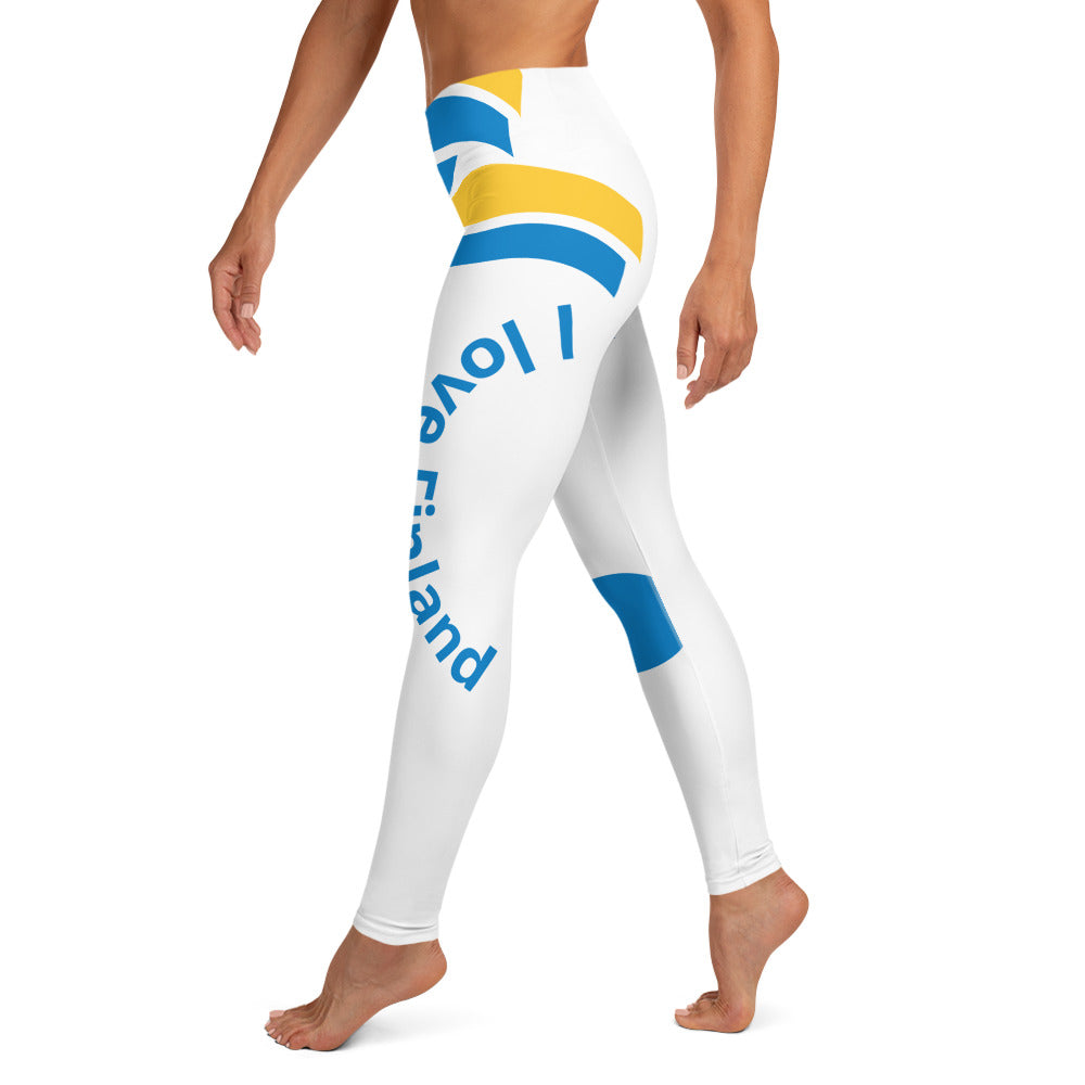 Yoga Leggings with Pocket I Love Finland Style 1