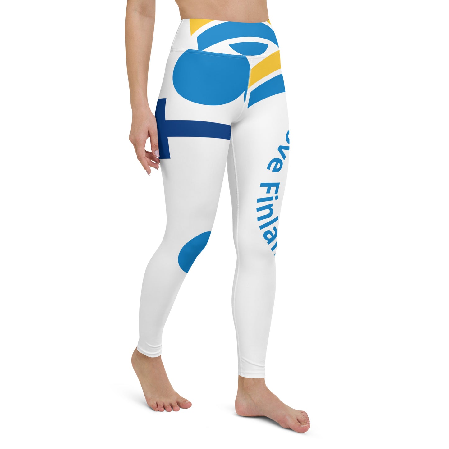 Yoga Leggings with Pocket I Love Finland Style 1