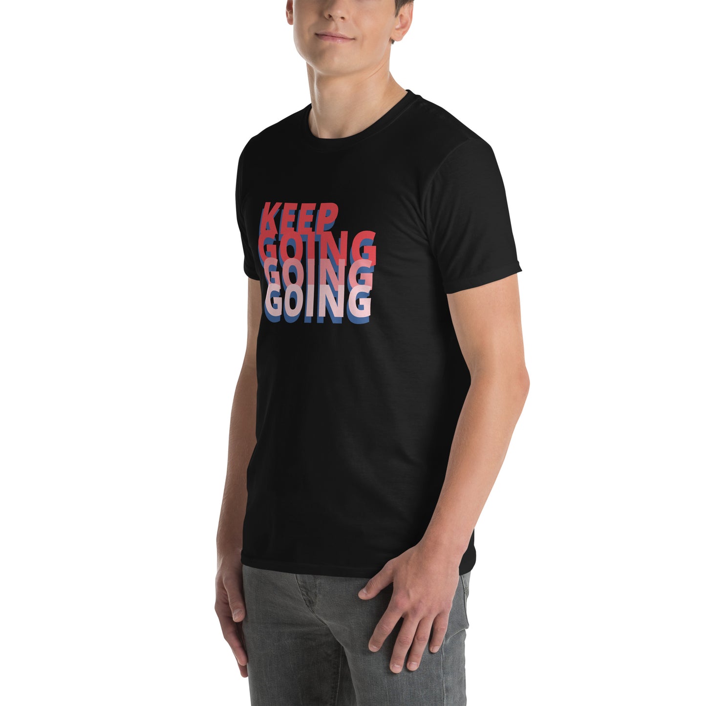 t-shirts for men black left