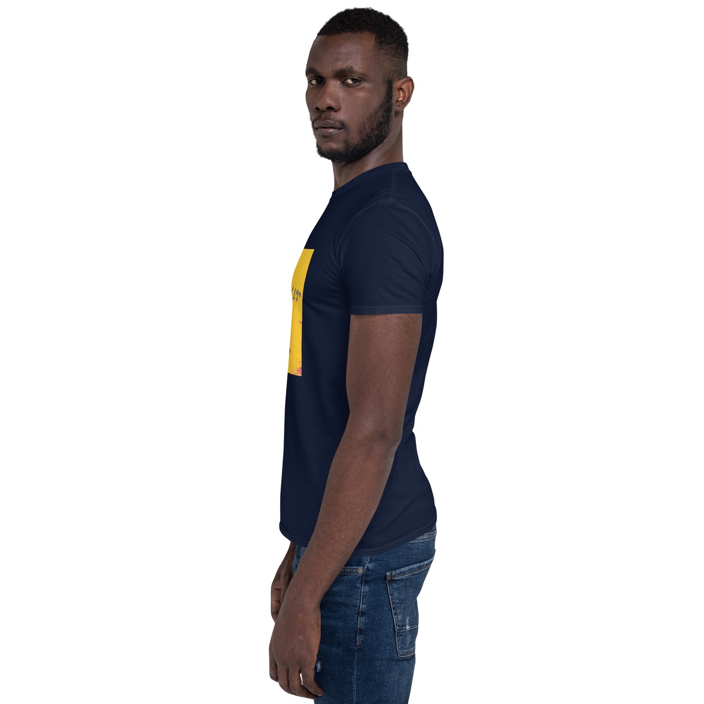 a man standing next to a wall with a skateboard