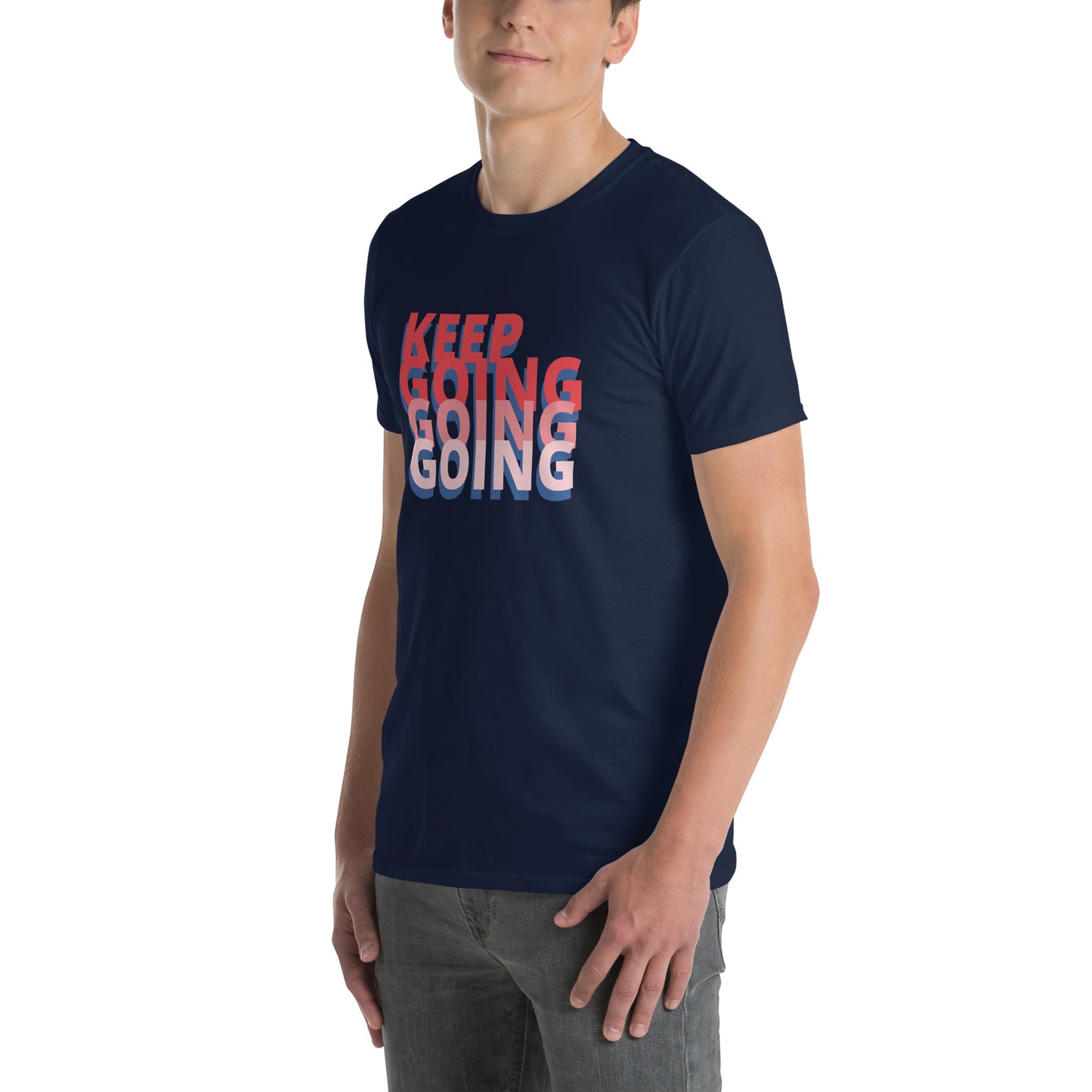 t-shirts for men navy left
