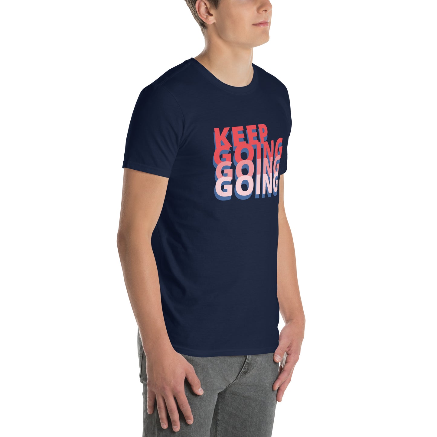 t-shirts for men navy right