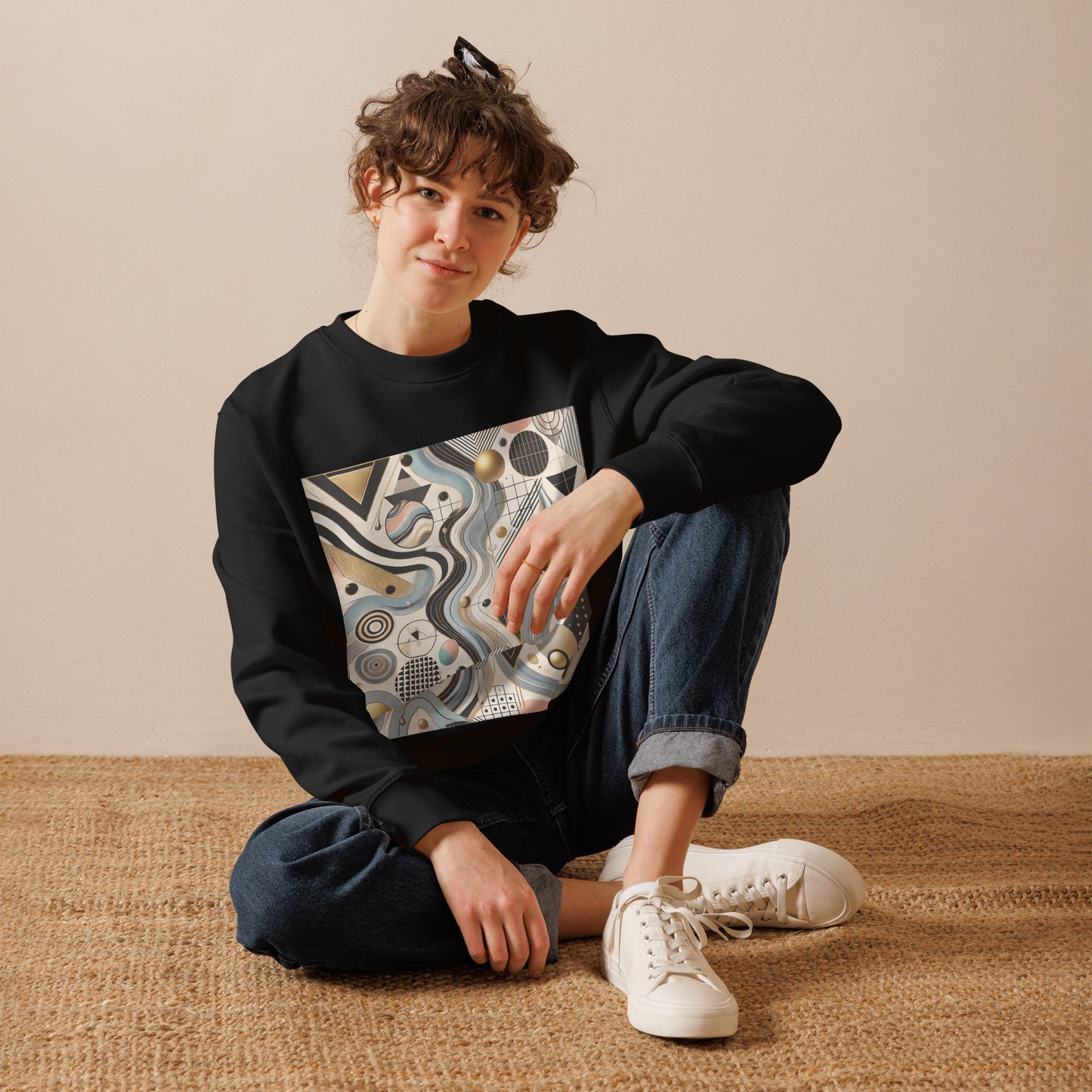 Unisex Eco Sweatshirt Nature's Geometry for Woman