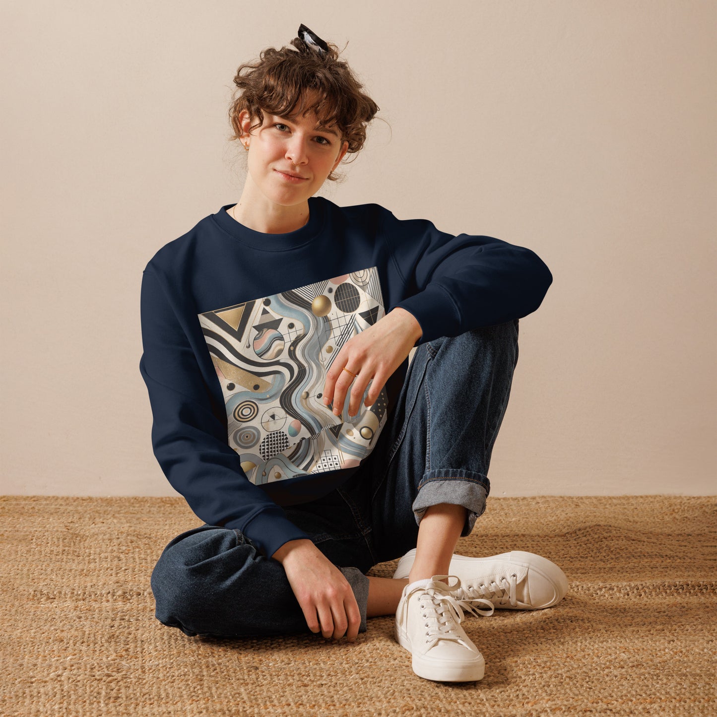 Unisex Eco Sweatshirt Nature's Geometry for Woman