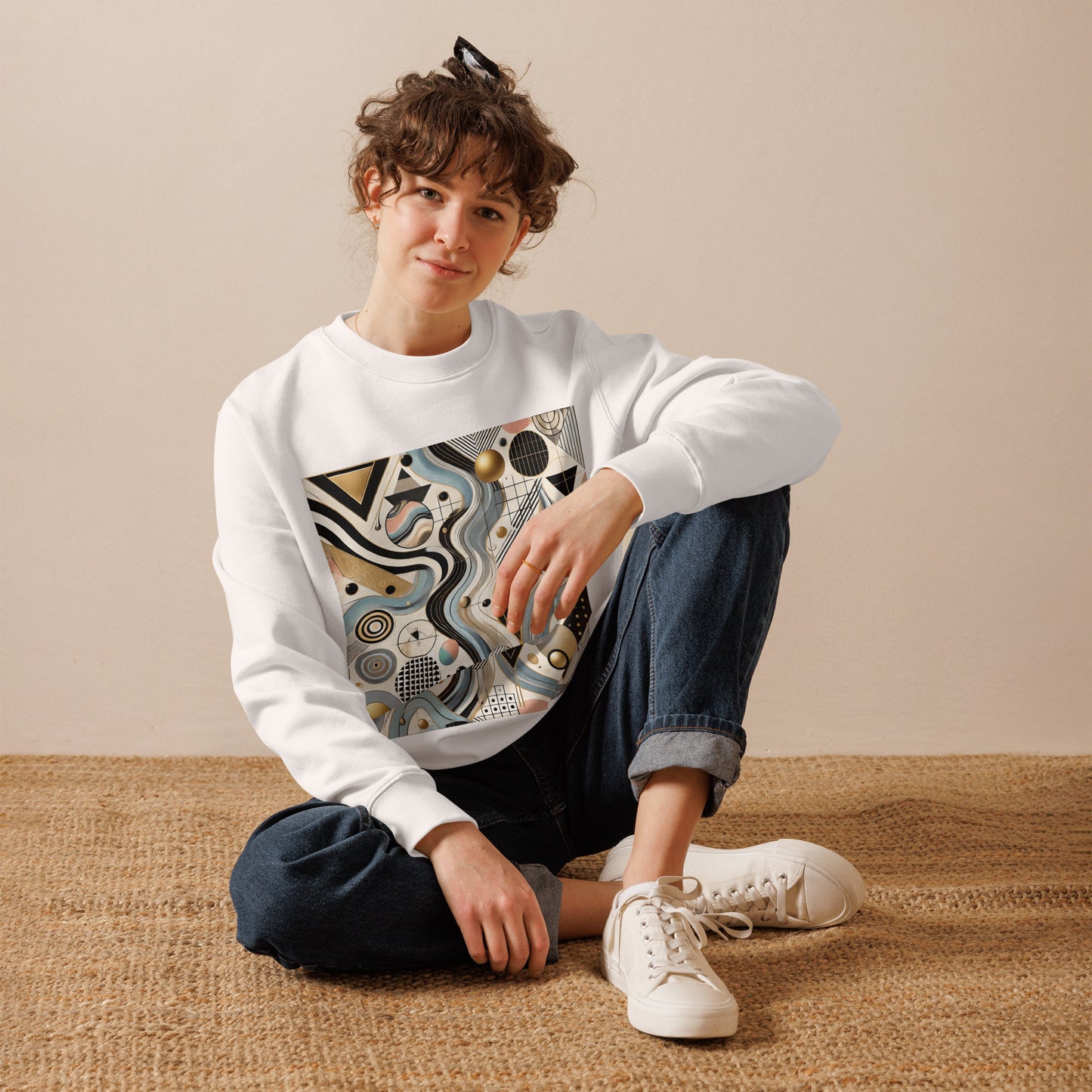 Unisex Eco Sweatshirt Nature's Geometry for Woman