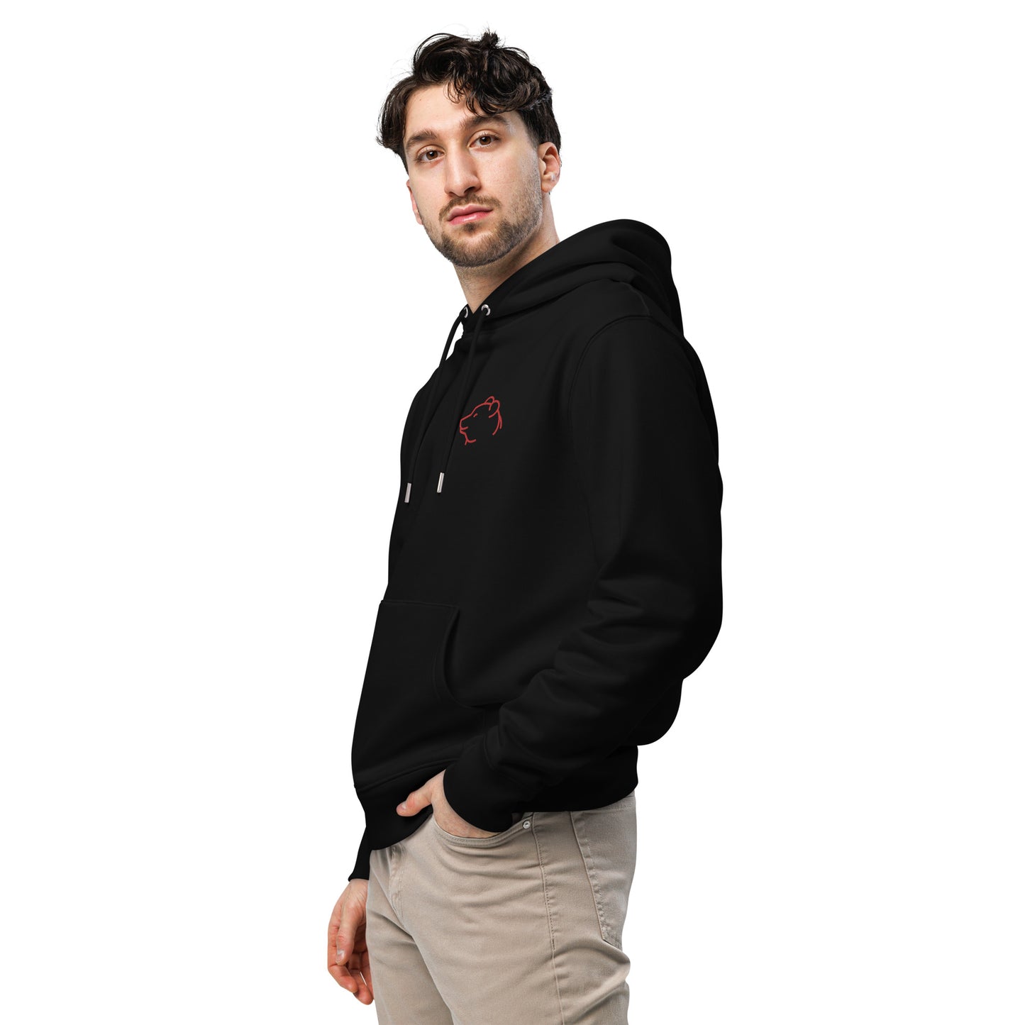 Unisex Essential Eco Hoodie Piggy Embroidery for Man