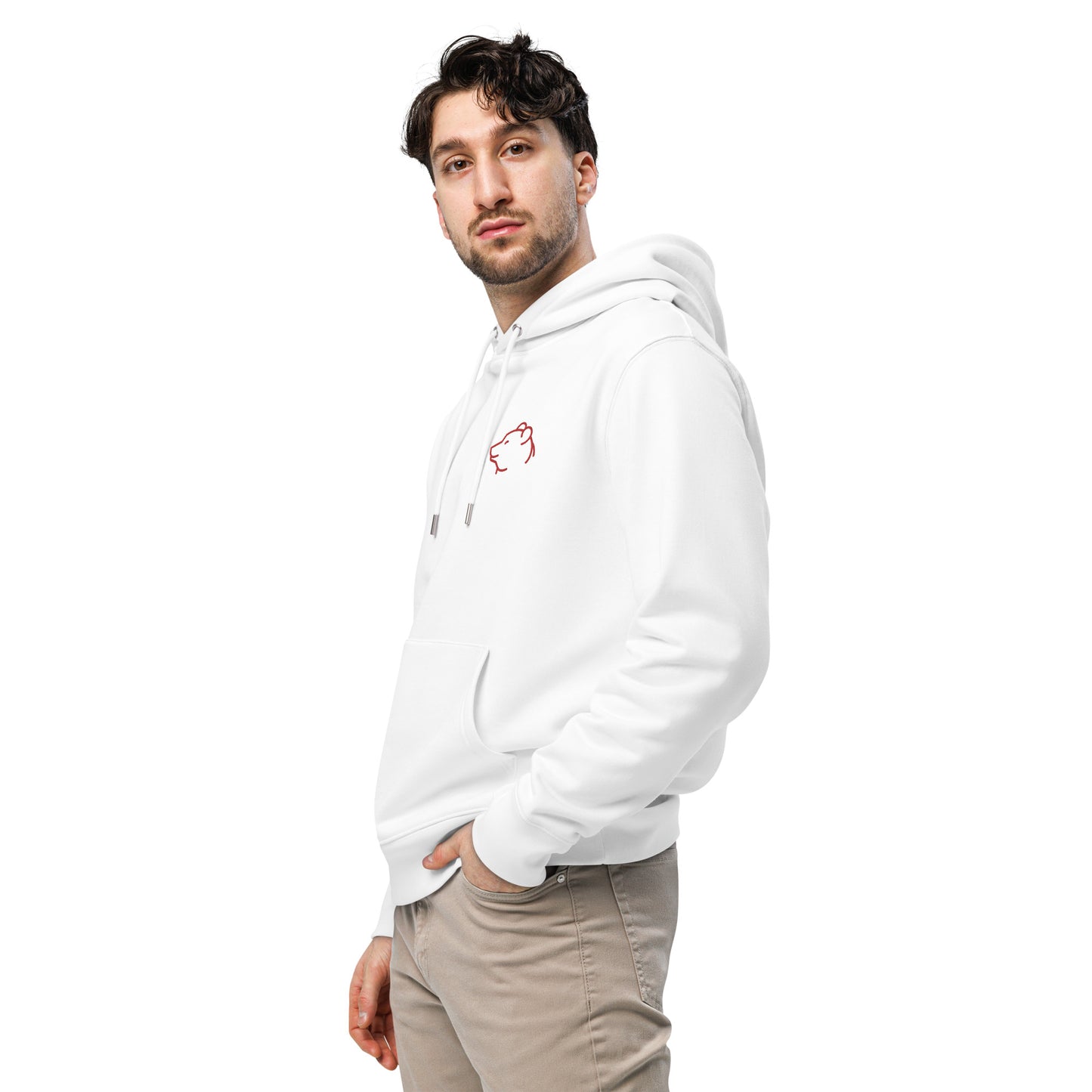 Unisex Essential Eco Hoodie Piggy Embroidery for Man