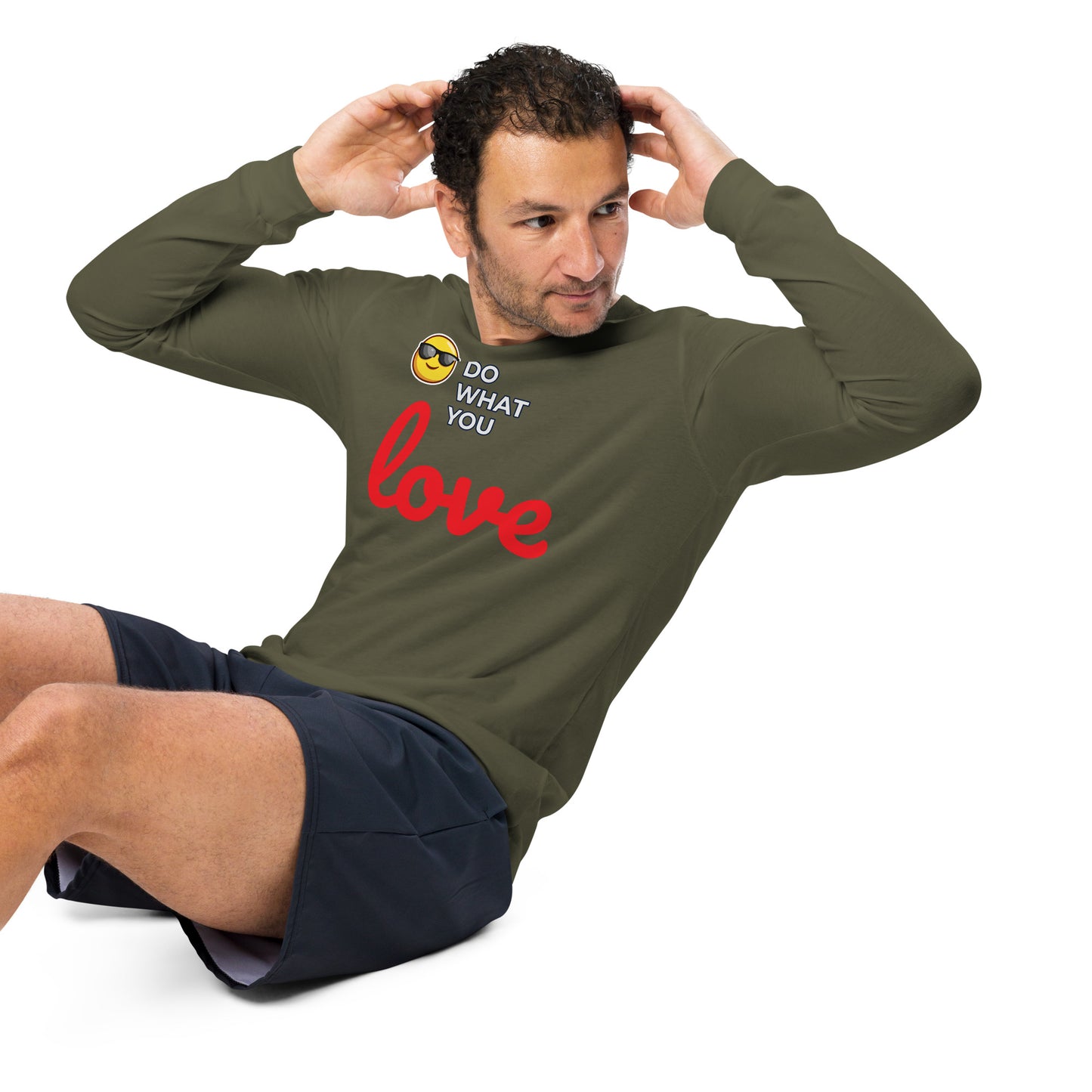Unisex Long Sleeve Tee Do What You Love for Man
