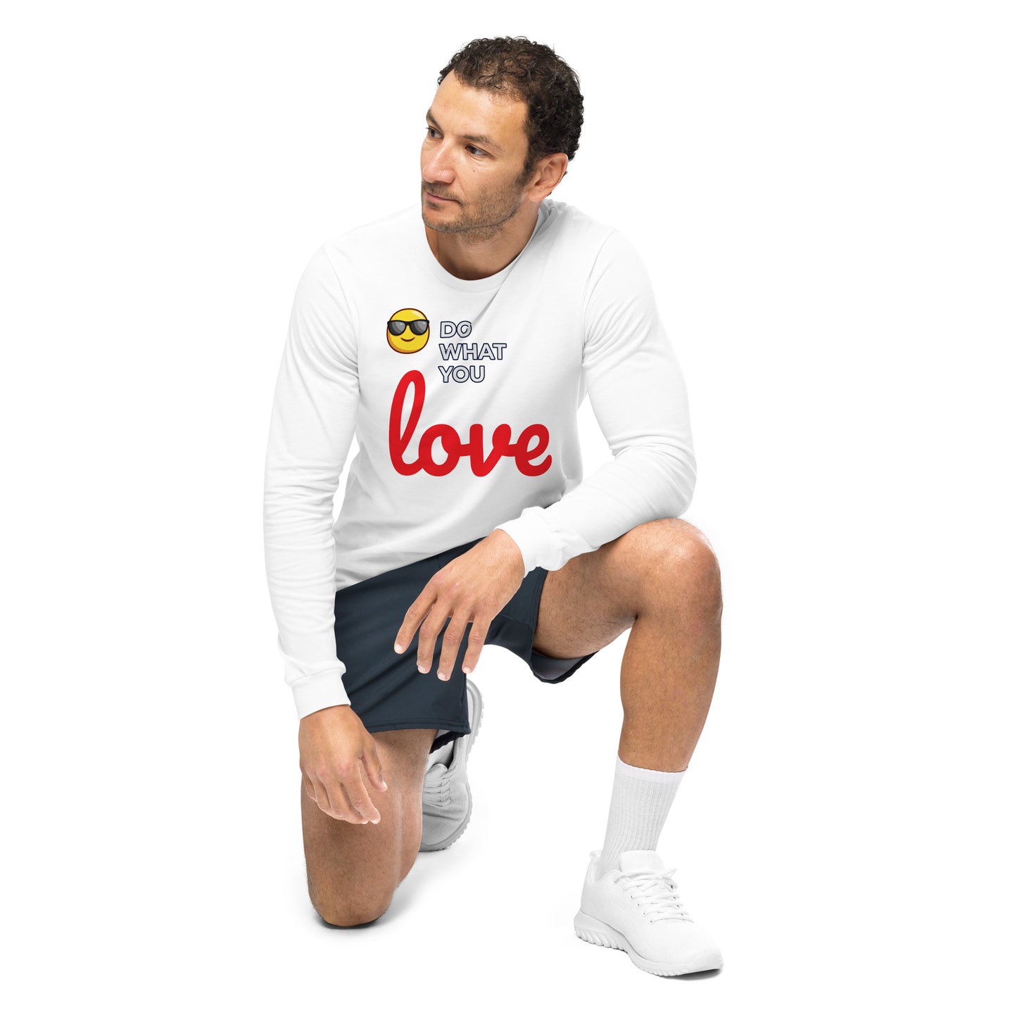 Unisex Long Sleeve Tee Do What You Love for Man