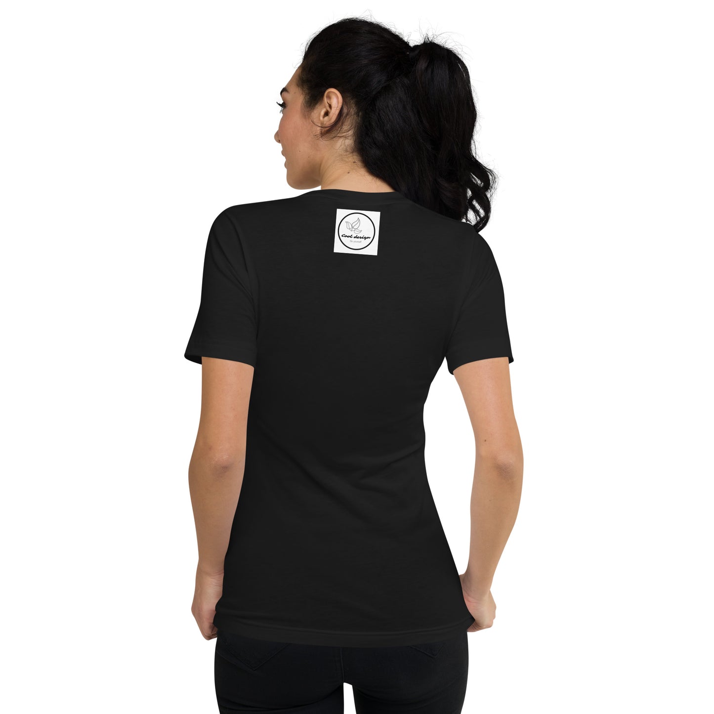 Unisex Short Burn Your Love Sleeve V-Neck T-Shirt