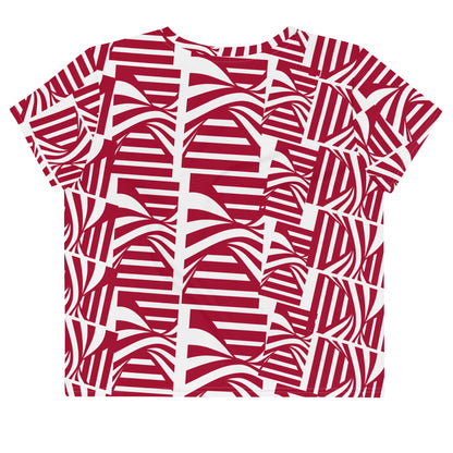 All-Over Print Crop Tee
