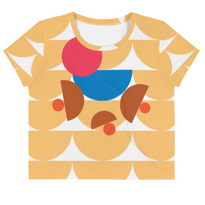 All-Over Print Crop Tee