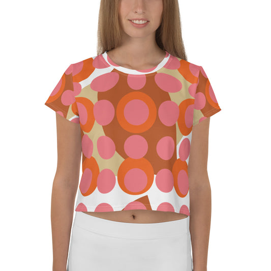 All-Over Print Crop Tee