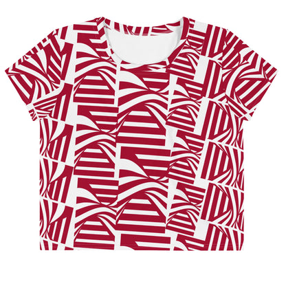 All-Over Print Crop Tee