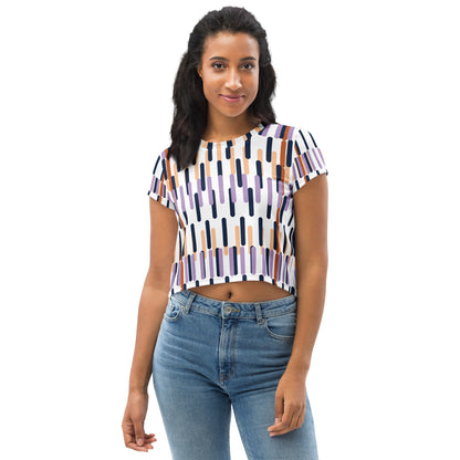 All-Over Print Crop Tee