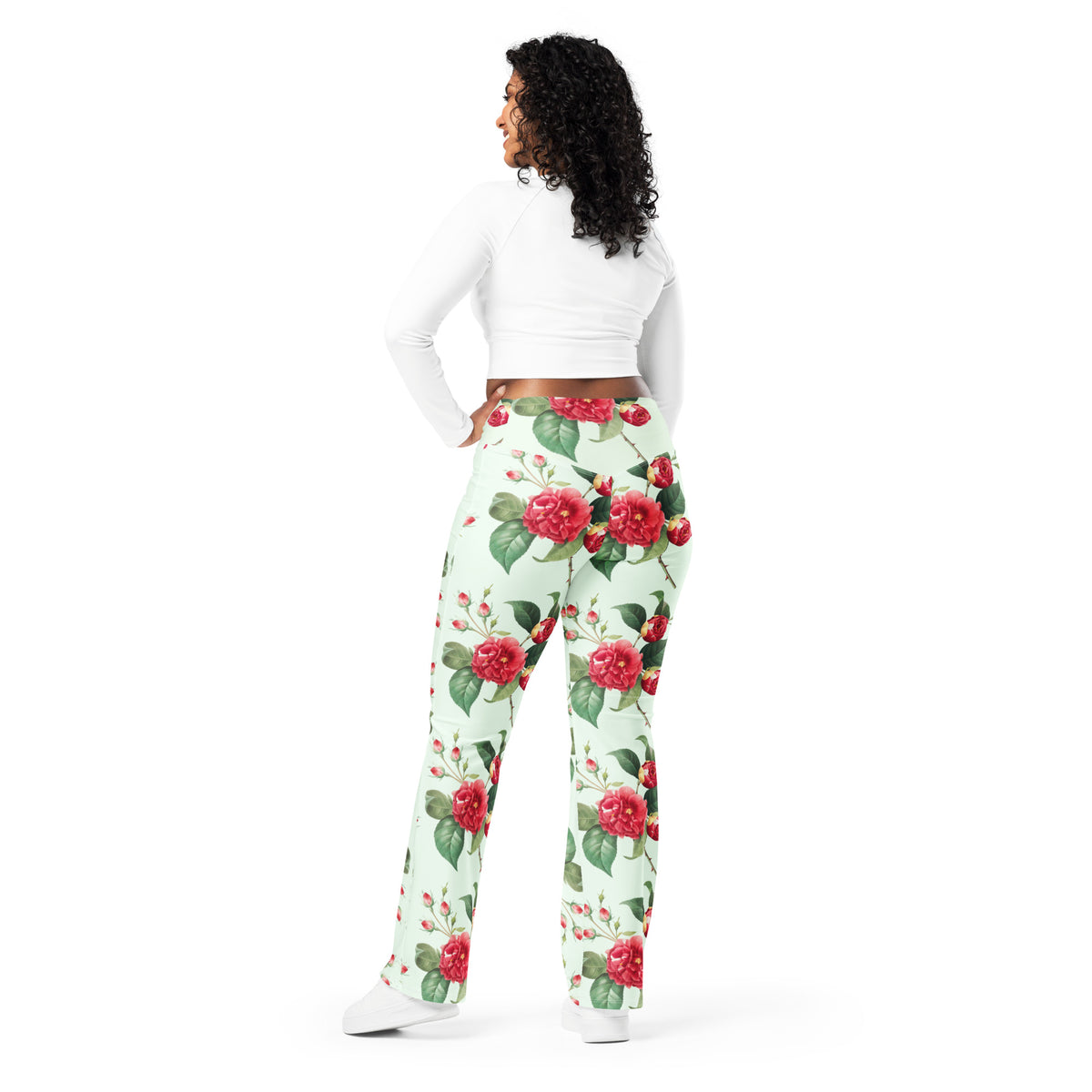 All-Over Print Flare leggings