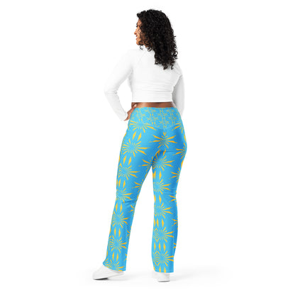 All-Over Print Flare leggings