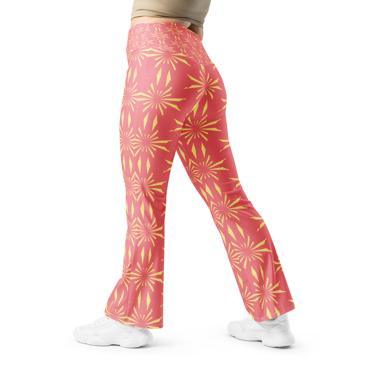 All-Over Print Flare leggings