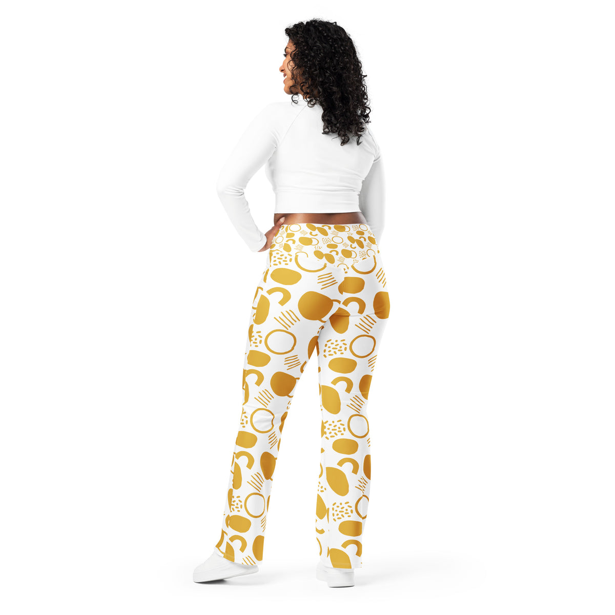 All-Over Print Flare leggings