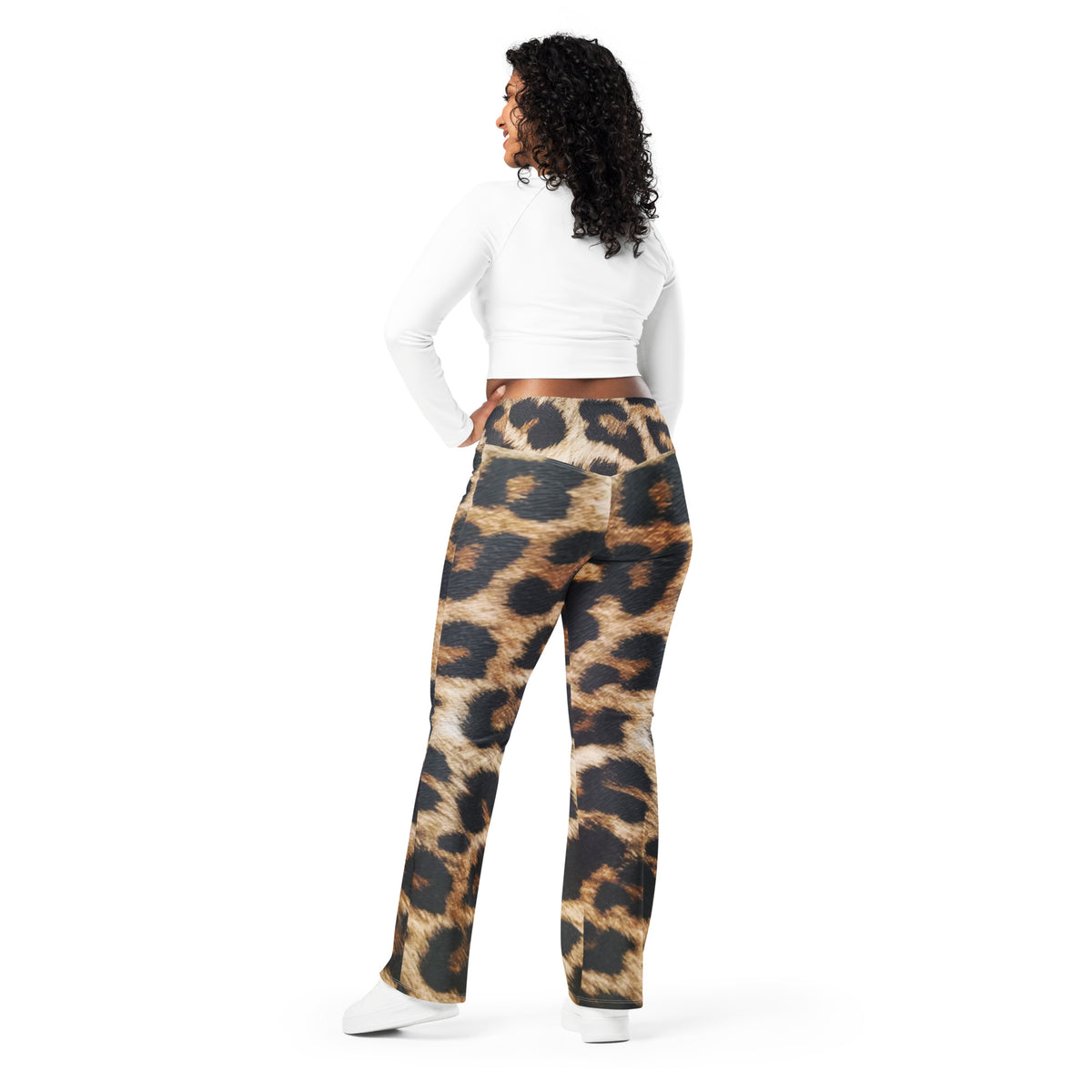 All-Over Print Flare leggings