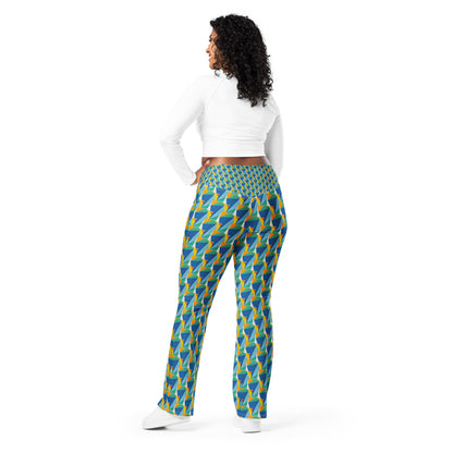 All-Over Print Flare leggings