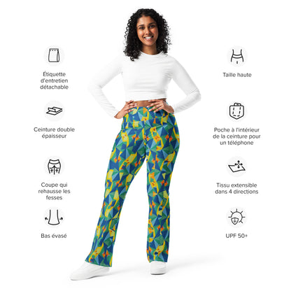 All-Over Print Flare leggings