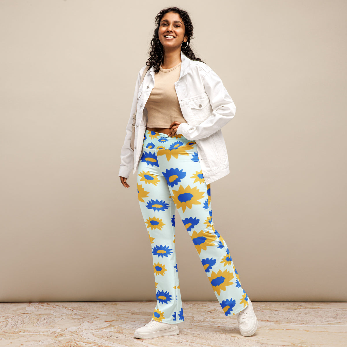 All-Over Print Flare leggings